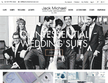 Tablet Screenshot of jackmichaelmenswear.com